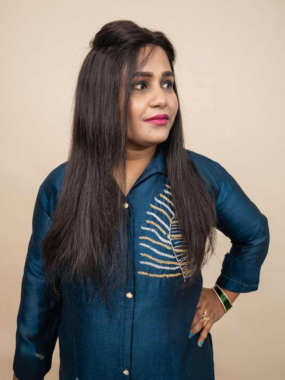 3×5 Silk Mirage Human Hair Topper for Women – Clip-On Crown Topper