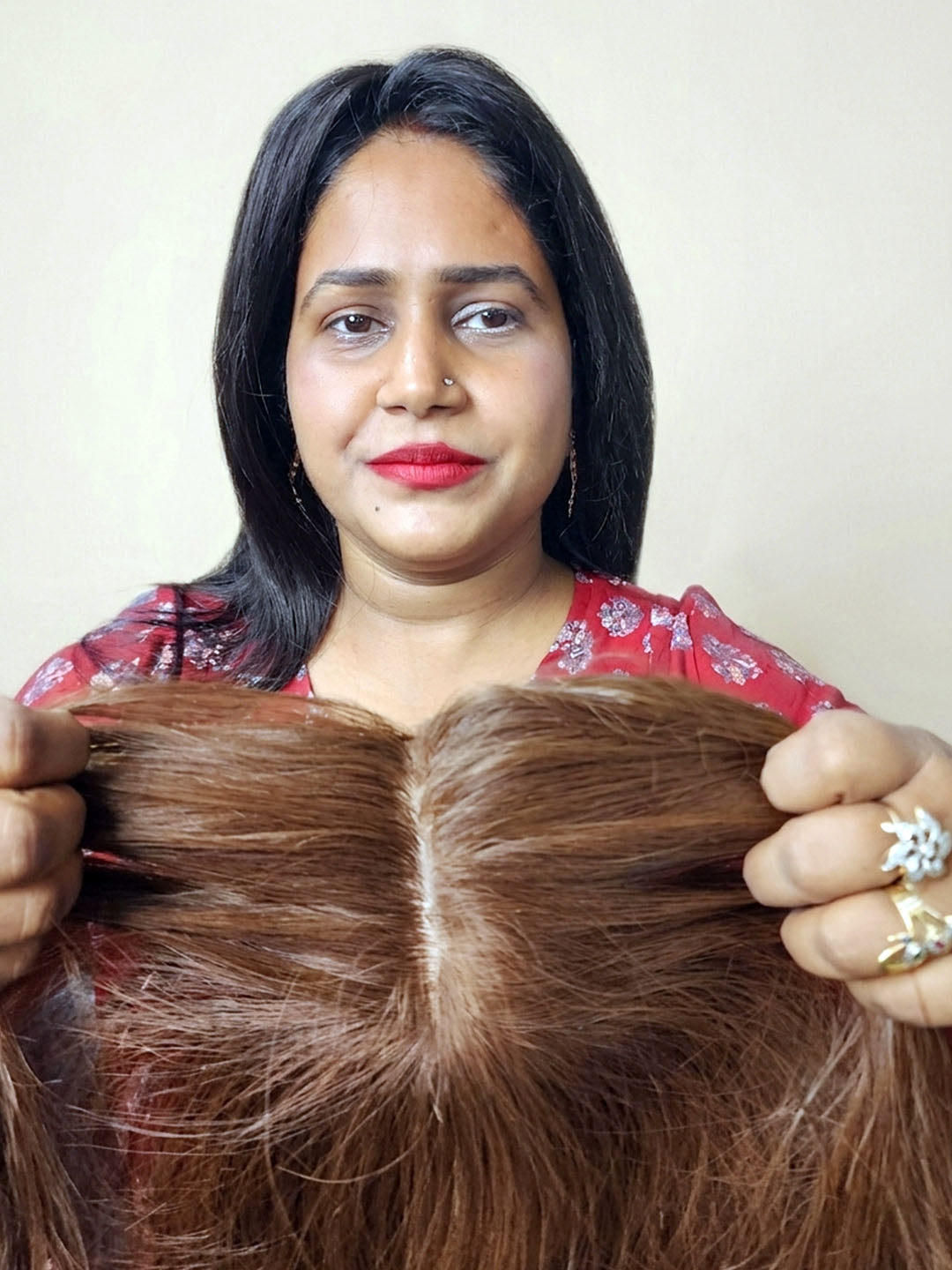 5x6 Silk Base Hair Topper – Natural Scalp Human Hair Topper (Natural Black)